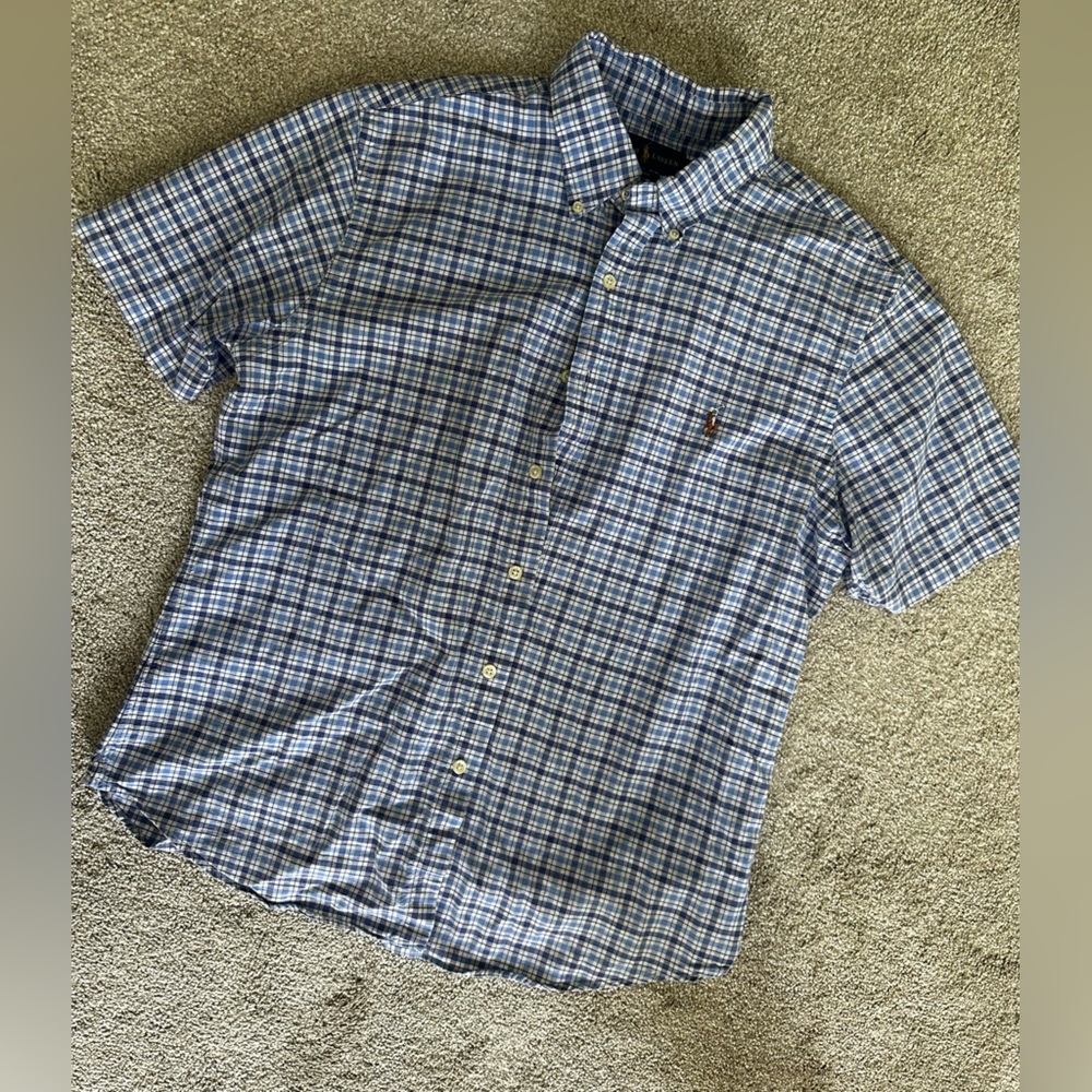 Ralph Lauren Men's Plaid Button-Down Shirt